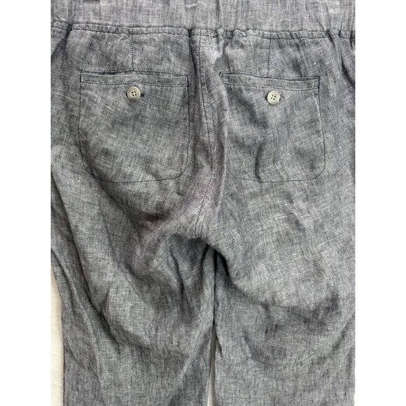 Athleta Women's Heathered Linen Striaght Leg Size 2 Pants - Picture 5 of 9